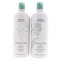Aveda Shampure Nurturing Shampoo and Nurturing Conditioner Duo 33.8 Ounces Set