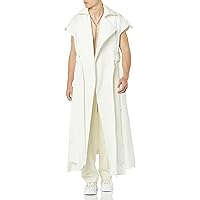 maison blanche All-Gender Sleeveless Trench-Coat