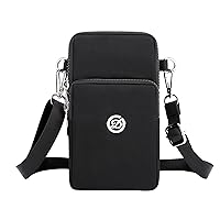 Messenger Wallet Crossbody Handbag With Credit Slots CellPhone Card Shoulder Small Mens Vertical Messenger Bag
