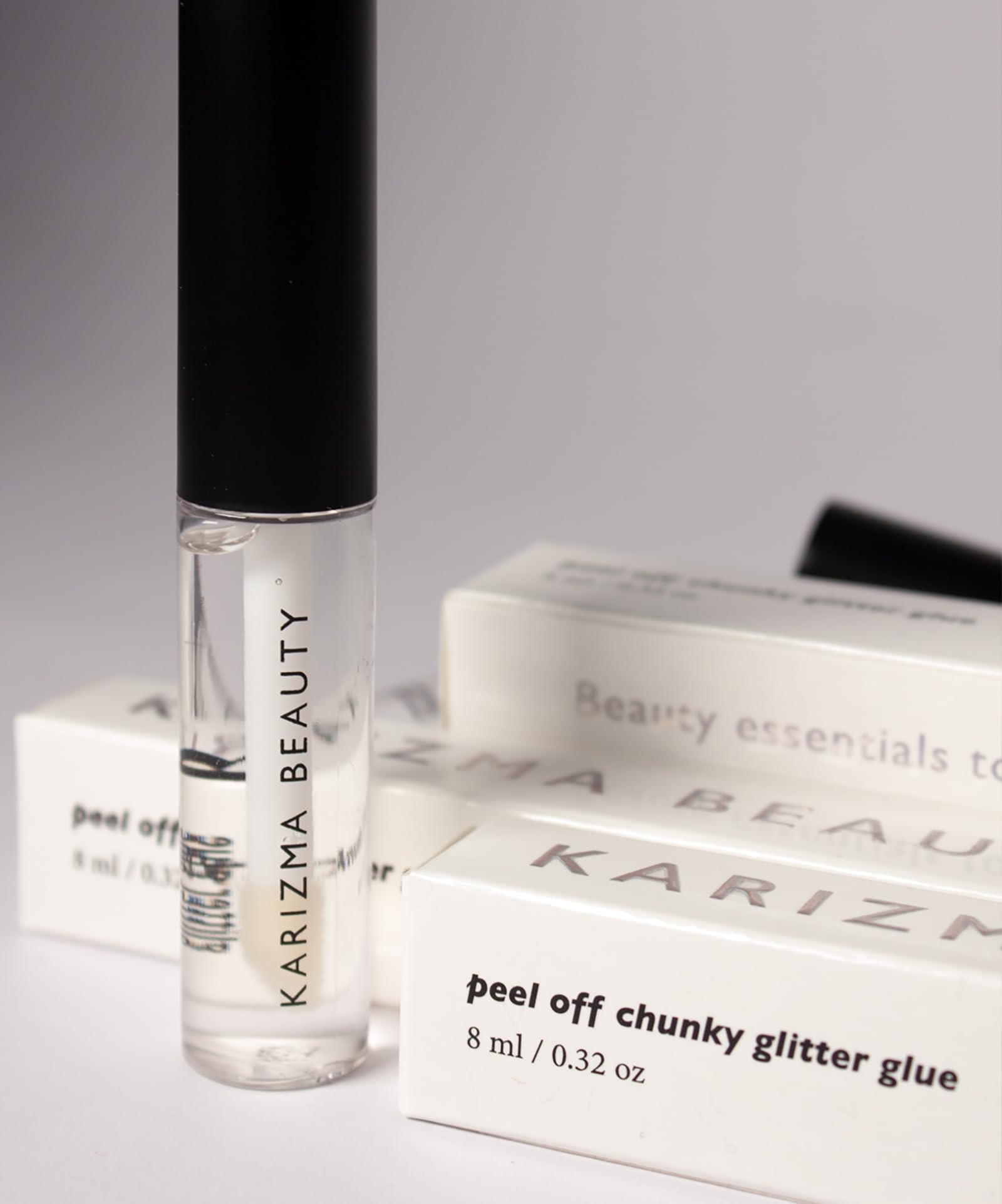 Cosmetic Glitter Glue // The Original Peel Off Formula ✮ KARIZMA Beauty ✮ Face Chunky Glitter Glue Adhesive Body Cosmetic Makeup Glitter Primer