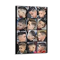 AOMACA Barbershop Wall Decoration Posters for Children's Haircuts & Fashion Men's Haircuts & HaircutsCanvas Painting Wall Art Poster for Bedroom Living Room Decor08x12inch(20x30cm)