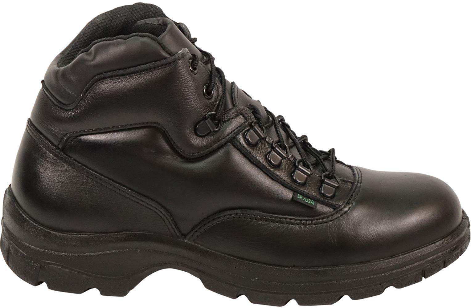 Thorogood Soft Streets Ultimate Cross-Trainer Work Shoes for Men - Premium Black Leather with Comfort Insole and Slip-Resistant Outsole; Berry Compliant and Postal Certified