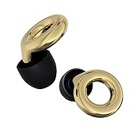 Loop Experience Ear Plugs for Concerts – High Fidelity Hearing Protection for Noise Reduction, Motorcycles, Work & Noise Sensitivity – 8 Ear Tips in XS, S, M, L – 18dB Noise Cancelling - Gold