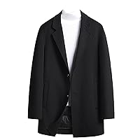Thickened Double-Sided Woolen Coat No Cashmere Woolen Coat Mid-Length Wool Double-Sided Woolen Coat