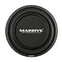 Massive Audio UFO10, 10 Inch Shallow Subwoofer - High Powered 600 Watt Shallow Mount Subwoofer, (3 Inch Voice Coil Dual 4 Ohm) Low Profile Car Subwoofer with Deep Bass. Sold Individually