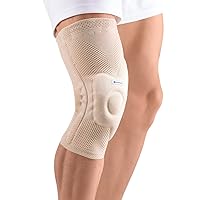 Bauerfeind GenuTrain A3 Right Knee Support - Breathable Knit Compression Knee Brace to Relieve Pain and Swelling from osteoarthritis, ACL Injury, Meniscus Tear, Medical Grade Knee Sleeve
