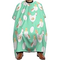 Chicken and Eggs Hair Cutting Cape for Adult Professional Barber Cape Waterproof Haircut Apron Hairdressing Accessories