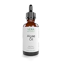 ALGAE OIL 100% Pure & Natural, Unrefined, Cold-Pressed For Face, Dry Skin, Nails, Lips, Body & Hair - Reduce Hair Breakage, Appearance of Scars from Psoriasis, Eczema & Acne