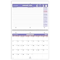 AT-A-GLANCE 2024 Wall & Desk Calendar, 8-1/2