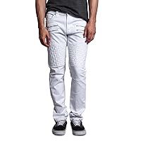 Victorious Men's Quilted Biker Jeans