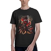 Anime Hellsing Alucard T Shirt Man's Summer Cotton Tee Comfort Crew Neck Short Sleeve Tshirt