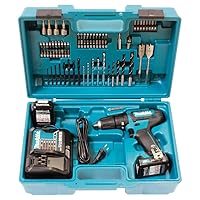 Makita HP333DSAX1 Cordless Impact Drill 12 V Max. / 2.0 Ah, 2 batteries and charger in transport case
