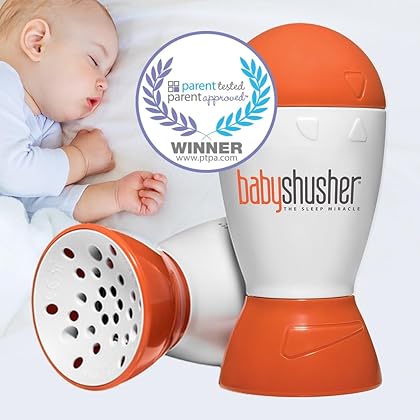 Baby Shusher - The Original Shhh Calming Sound Machine for Baby | Stops Fussy Crying Spells | for Parents, Pediatricians, Photographers | Portable for Travel | 15 or 30 Minute Timer