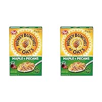Honey Bunches of Oats Maple Pecan, Heart Healthy, Low Fat Cereal, made with Whole Grains, 12 Ounce (Pack of 2)