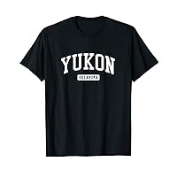 Yukon Oklahoma OK Vintage Athletic Sports Design T-Shirt