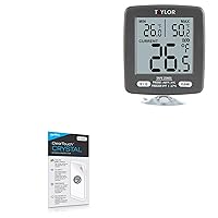 BoxWave Screen Protector Compatible with Taylor 5262798 Digital Fridge/Freezer Thermometer - ClearTouch Crystal (2-Pack), HD Film Skin - Shields from Scratches