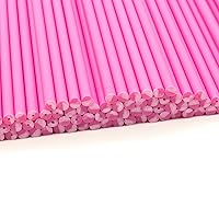 89mm x 4mm Pink Plastic Lollipop Sticks - (40Pk) 1000 Pcs