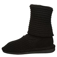 BEARPAW Women's Knit Tall Multiple Colors | Women's Fashion Boot | Women's Slip On Boot | Comfortable Winter Boot