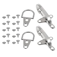  EXCEART 4 Pairs Buckle Snap Toggle Closure Buttons