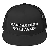 Make America Goth Again Hat (Trucker Style) Gothic Culture, Dark Clothing, Wear All Black, Goth MAGA Parody