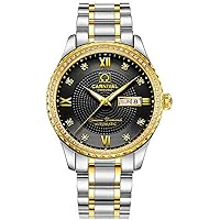 Carnival Watch for Men Automatic Mechanical with Bezel Inlay Rhinestones