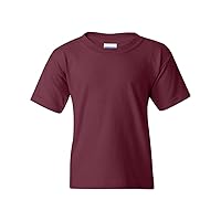 Gildan Heavy Cotton Youth 5.3 Oz. T-Shirt (G500B)- Maroon,XL
