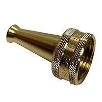 Brass High Pressure Jet Sweeper Hose Nozzle - Made in USA
