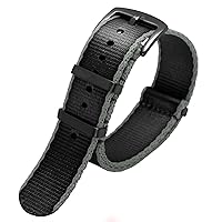 Premium Quality 20mm 22mm Seatbelt Watch Band Nylon Strap For Seiko Mido 007 James Bond Military Striped Replacement Men Watch