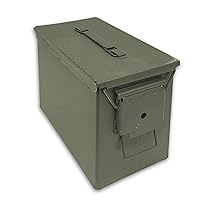 Used Grade 2 Stenciled Fat 50 Cal Ammo Can PA108 - Olive Drab Green Military-Grade Ammo Storage Box w/Rubber Seal & Removable Lever-Lock Lid Used Grade 2 Stenciled Fat 50 Cal Ammo Can PA108 - Olive Drab Green Military-Grade Ammo Storage Box w/Rubber Seal & Removable Lever-Lock Lid