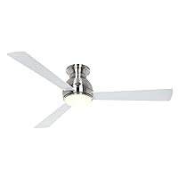 Eco Pallas Ceiling Fan 142 cm BN White/Grey with LED
