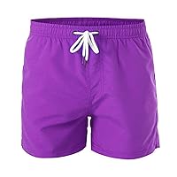 Mens Swim Trunks Big and Tall Shorts Casual Men's with Inner Dry Quick Men's Swimwear with Compression Liner