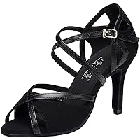 Womens Peep Toe Lint Dance Shoes Latin Heels Ballroom Pumps Jazz Sandals Tango Chacha Customized Heel