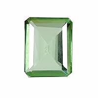 Green Amethyst Loose Gemstone 71.00 Ct Emerald Cut Green Amethyst Stone For Pendant, Necklace