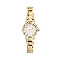 Women's Gold with mop White dial Watch - 3876, Gold