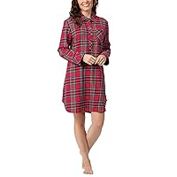 PajamaGram Flannel Nightgown - Christmas Nightgown For Women