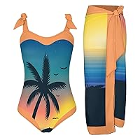 Women's Bikini Sets Cute Patterns High Cut One Piece Swimsuit Sexy Sexy Swimsuits for Women