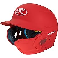 Rawlings | MACH Adjust Baseball Batting Helmet | Adjustable Face Guard | Matte | JR & SR Sizes | Multiple Colors