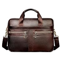 Vintage Travel Business Bag Tote Large Capacity Multi-layer Computer Briefcase
