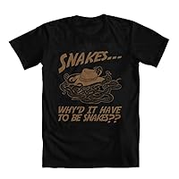 Why'd It Have to Be Snakes? Youth Boys' T-Shirt