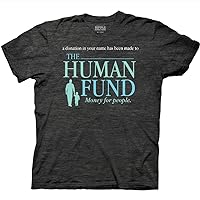 Ripple Junction Seinfeld The Human Fund Adult Unisex Crew Neck T-Shirt