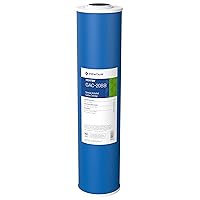 Pentair Pentek GAC-20BB Big Blue Carbon Water Filter, 20-Inch, Whole House Heavy Duty Granular Activated Carbon (GAC) Replacement Cartridge, 20