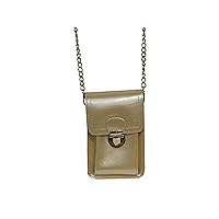 Mini Genuine Patent Leather Crossbody Handbag Phone Case Bag Evening Party Bag