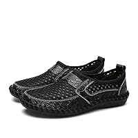 Men's Breathable Casual Mesh Loafers Slip On Walking Shoes Drving Moccasin Loafers for Men