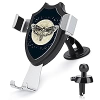 Death Hawkmoth Full Moon Funny Phone Mount for Car Dashboard Windshield Vent Universal Automobile Accessories