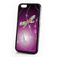 (for iPhone 8 Plus/iPhone 7 Plus) Phone Case Back Cover - HOT4224 Bling Dragonfly