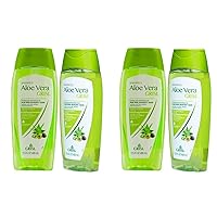 Aloe Vera Shampoo, Moisturizing Shampoo with Aloe Vera Extract, Paraben-Free, Hair Product for Soft and Shiny Hair, 2-Pack of 26.5 FL Oz each, 2 Bottles