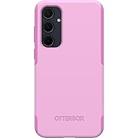 OtterBox Samsung Galaxy A35 Commuter Series Lite Case - RUN WILDFLOWER (Pink), slim & tough, pocket-friendly, with open access to ports and speakers (no port covers),