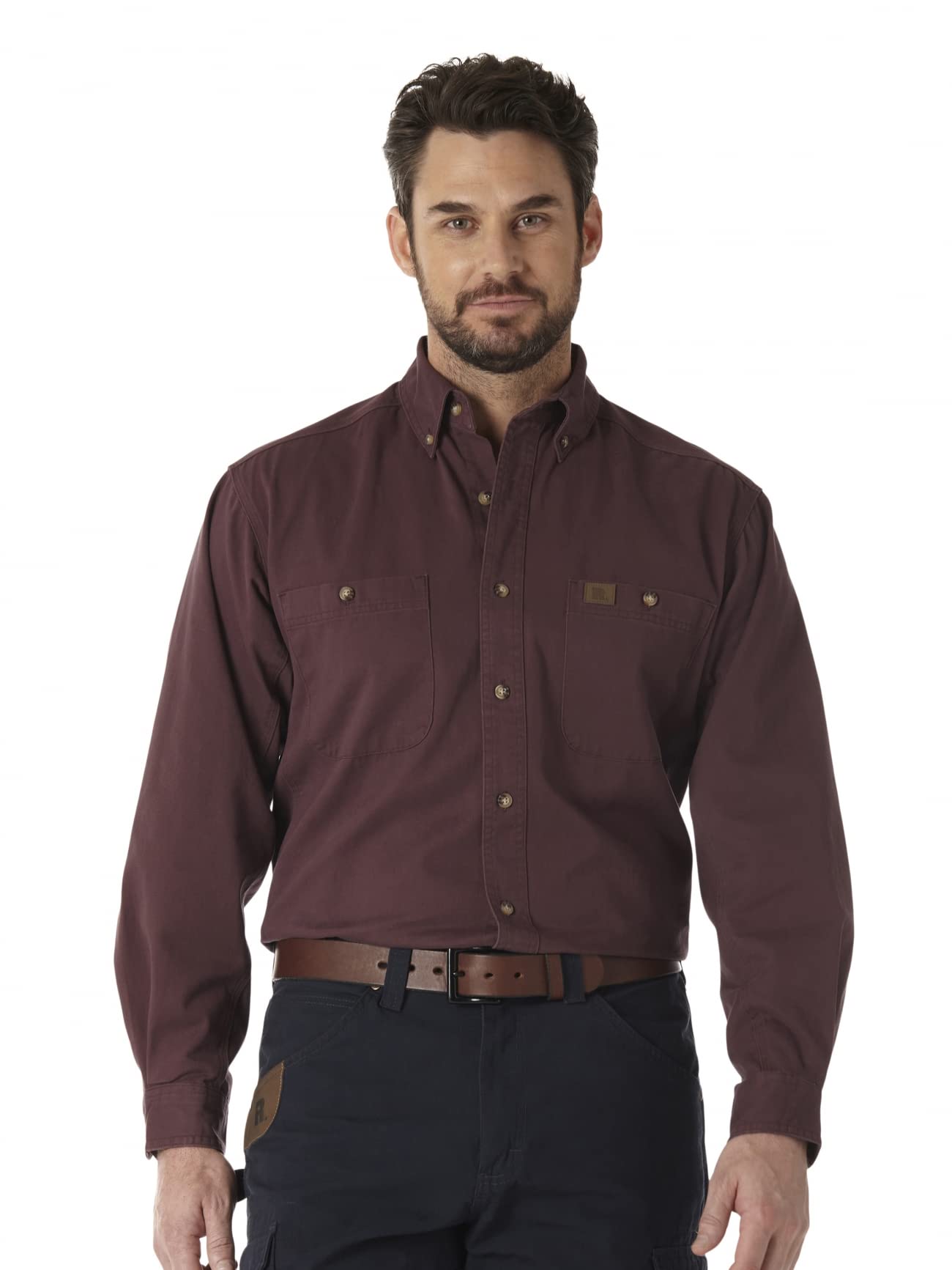 Wrangler Riggs Workwear Men's Logger Twill Long Sleeve Workshirt