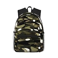 Lightweight Laptop Backpack,Casual Daypack Travel Backpack Bookbag Work Bag for Men and Women-Abstract Camouflage