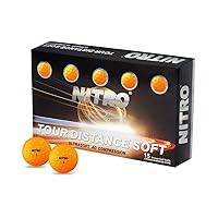Nitro Tour Distance Soft Golf Balls [15-Ball]